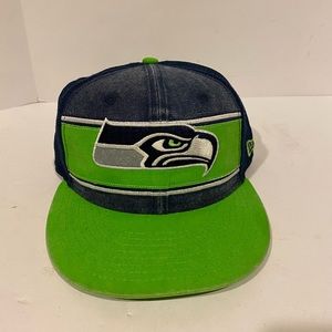 New Era Heritage Series Nfl Seattle Seahawks Baseball Mesh Snapback Hat
